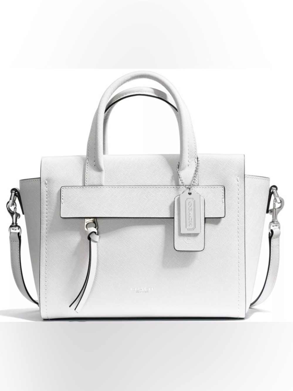 {COACH} Bleecker Mini Riley Carryall Crossbody in Saffiano Leather - Picture 15 of 16